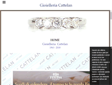 Tablet Screenshot of gioielleriacattelan.com